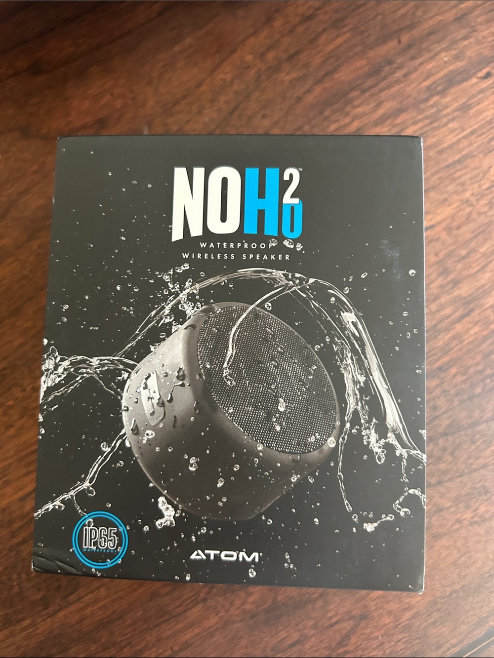 NWT NOH2 Waterproof Wireless Speaker by ATOM - Black